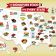 Illustration for article titled A map that shows the signature food from each state in the USA
